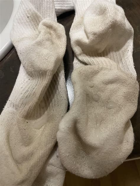 cumming on socks